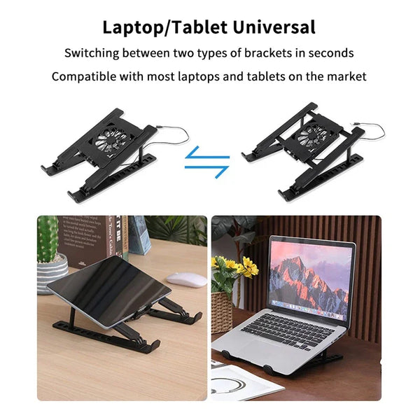 Portable Laptop Cooling Stand Pro